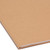 Close-up of Smead 10734 kraft reinforced tab file folder showing heavy kraft stock and scored expansion fold"