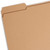 Single Smead kraft fastener file folder with reinforced 1/3-cut tab for document labeling