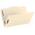 File Folders, Legal Size, Reinforced 1/3-Cut Tab, 2 Fasteners, Manila, 50/Box