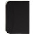Smead black nylon padfolio closed back view with professional portfolio design