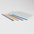Clear poly report covers and colored sliding binding bars for assembling presentations and reports