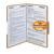 Kraft File Folders, Legal Size, 1/3-Cut Reinforced Tab, 11pt, 2 Fasteners, 50/Box (21140)