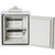 Phoenix BSS6101 open interior view showing shelf, two internal power strips, and insulated door