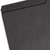 Black legal-size Smead reversible file folder with printed 1/2-cut tab showing Name and No label lines