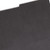 Close-up of black Smead reversible file folder showing printed 1/2-cut top tab and ruled label lines