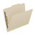 Close-up of manila top tab classification folder showing 2 inch expansion and bonded fastener