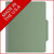 Front view of green pressboard top tab classification folder with top tab, 2 inch expansion, and no divider, made in the USA