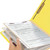 Smead Classification File Folders, 2 Dividers, 2" Expansion, Letter Size, Yellow, 10/Box