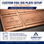 Custom foil die plate setup graphic for new Peleman Unibind hard cover logo orders