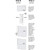 Instruction sheet showing how to apply Tabbies Extenda-Folder Strips to convert a top tab folder into an end tab folder.