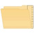 Tabbies 55992 manila Extenda-Folder conversion strip applied to a folder, creating a full-cut end tab for shelf filing.