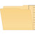 Tabbies 55992 manila Extenda-Folder strip applied to a file folder, showing the full-cut end tab conversion for shelf filing.