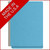 Blue 18pt end tab pressboard folder with gray reinforced expansion, made in the USA.