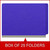 End Tab Econo Pressboard Folders with Fasteners, Letter Size, Purple, 18pt Stock, 2" Expansion (25/Box), Box of 25