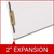 End Tab Econo Pressboard Folders with Fasteners, Letter Size, White, 18pt Stock, 2" Expansion (25/Box), 2" Expansion