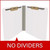 End Tab Econo Pressboard Folders with Fasteners, Letter Size, White, 18pt Stock, 2" Expansion (25/Box), No Divider