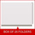 End Tab Econo Pressboard Folders with Fasteners, Letter Size, White, 18pt Stock, 2" Expansion (25/Box), Box of 25