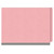 End Tab Classification Folders with 1 Divider, Letter Size, Pink, 18pt. Stock, 2" Expansion, 10/Box, Side Tab