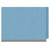 End Tab Classification Folders with 2 Dividers, Letter Size, Blue, 18pt. Stock, 2" Expansion, 10/Box, End Tab