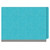 End Tab Classification Folders with 2 Dividers, Letter Size, Light Blue, 18pt. Stock, 2" Expansion, 10/Box, Side View