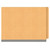 End Tab Classification Folders with 3 Dividers, Letter Size, Goldenrod, 18 pt Stock, 3" Expansion, 10/Box, Side View