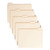 Smead 10356 reinforced manila file folders with 1/5-cut assorted position tabs, letter size, shown in staggered front view
