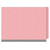 Closed pink end tab classification folder with gray reinforced expansion