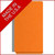 Made in USA 18pt orange legal-size end tab pressboard fastener folder, DV-S52-02-18ORG