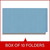 Box of 10 blue legal-size 1-divider end tab classification folders, DV-S52-14-18BLU