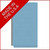 Made in USA 18pt blue legal-size 1-divider end tab classification folder, DV-S52-14-18BLU