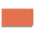 Closed orange legal-size 1-divider end tab classification folder with straight-cut end tab