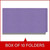 18pt. End Tab Classification Folders, 1-Divider, Legal Size, Purple, 10/Box
