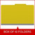 2-Divider Top Tab Classification Folders, Legal Size, Yellow, 25pt Stock, 10/Box