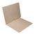 End Tab Folders with 2 Interior Pockets, Letter Size, Manila, 11pt Stock, 50/Box