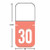 2030 Dark Pink TAB A1308 Year Labels, 1-1/8" x 1/2", 500/Roll