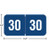 Smead Year Labels - ETYJ Series, 2030, Dark Blue, 3/4" x 1-1/2", 500/Roll