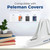 UniBinder 60 thermal binding machine on a desk beside books and a plant, with banner text ‘Compatible with Peleman Covers’ showing clear, soft, hard, and custom cover options.
