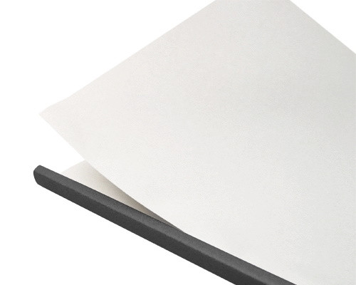 Unibind thermal binding spines with temporary covers