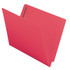 Smead End Tab Folders, Letter Size, 11pt, 2-Ply, Two Fasteners [F13], Red, 50/Box