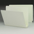 Smead End Tab Pressboard Folders, Letter Size, 2" Expansion, Gray/Green, 25/Box
