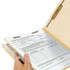 Smead End Tab Classification Folder, 18pt Manila, Letter Size, 1 Divider, 10/Box