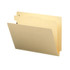 Smead End Tab Classification Folder, 18pt Manila, Letter Size, 1 Divider, 10/Box
