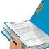 Smead End Tab Classification Folders, 2 Dividers, Letter Size, 14pt, Blue, 10/Box