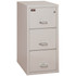 Platinum 3-drawer vertical file cabinet, all closed – FireKing 2-Hour Vertical File, Legal Size