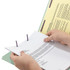 Smead End Tab Pressboard Fastener Folders, Legal Size, 1" Expansion, Gray/Green, 25/Box