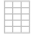 2 x 2-11/16 Blank White Labels | Part No. 40152