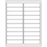 1 x 4 Blank White Labels | Part No. 40156