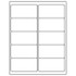 2 x 4 Blank White Labels | Part No. 40158