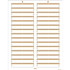 Printable File Folder Labels, 1/3-Cut Tab Size (2/3" H x 3 7/16" W), Tan, 750 Labels (25 Sheets)