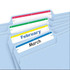 Printable File Folder Labels, 1/3-Cut Tab Size (2/3" H x 3 7/16" W), Tan, 750 Labels (25 Sheets)
